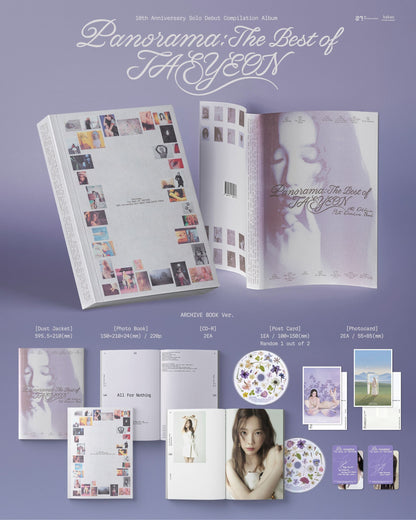 [PRE-ORDER] TAEYEON MINI ALBUM [Panorama : The Best of TAEYEON/ARCHIVE BOOK VER.]