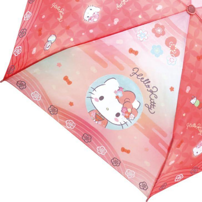Sanrio Japan Hello Kitty Flowers Folding Umbrella
