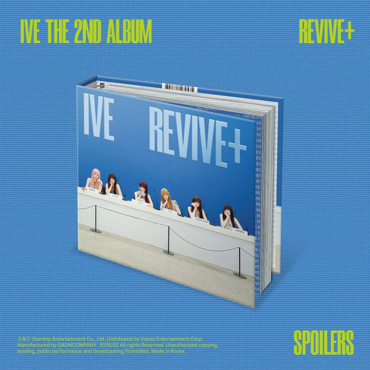 [PRE-ORDER] IVE THE 2ND ALBUM [REVIVE+/SPOILERS ver.]