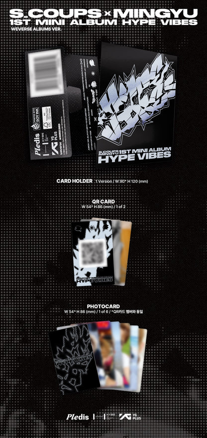 [MAKESTAR EXCLUSIVE] S.COUPSXMINGYU (SEVENTEEN) 1ST MINI ALBUM [HYPE VIBES/WEVERSE VER.] product image