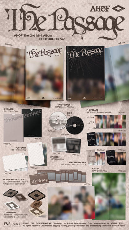 [PRE-ORDER] AHOF 2nd Mini Album [The Passage/PHOTOBOOK Ver.]