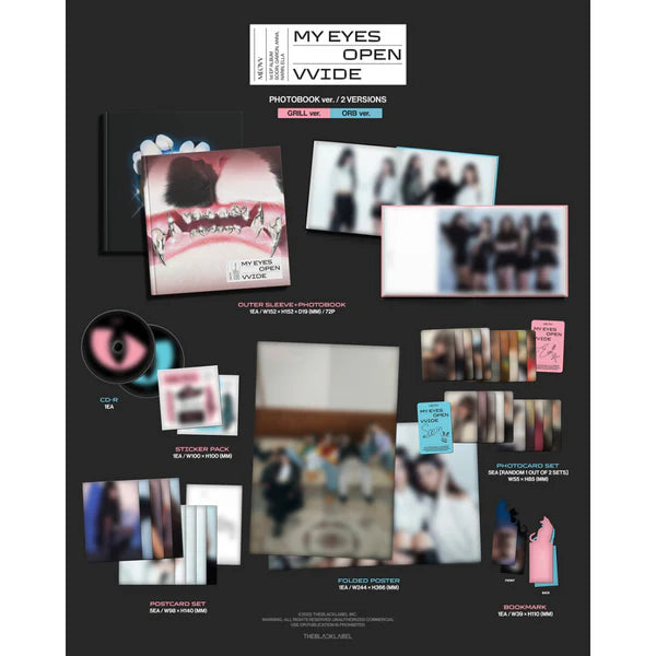MEOVV 1ST ALBUM [MY EYES OPEN VVIDE/PHOTOBOOK Ver.]