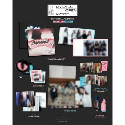 MEOVV 1ST ALBUM [MY EYES OPEN VVIDE/PHOTOBOOK Ver.]