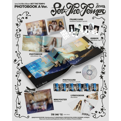 [PRE-ORDER] IZNA 3RD MINI ALBUM [SET THE TEMPO/PHOTOBOOK VER.]