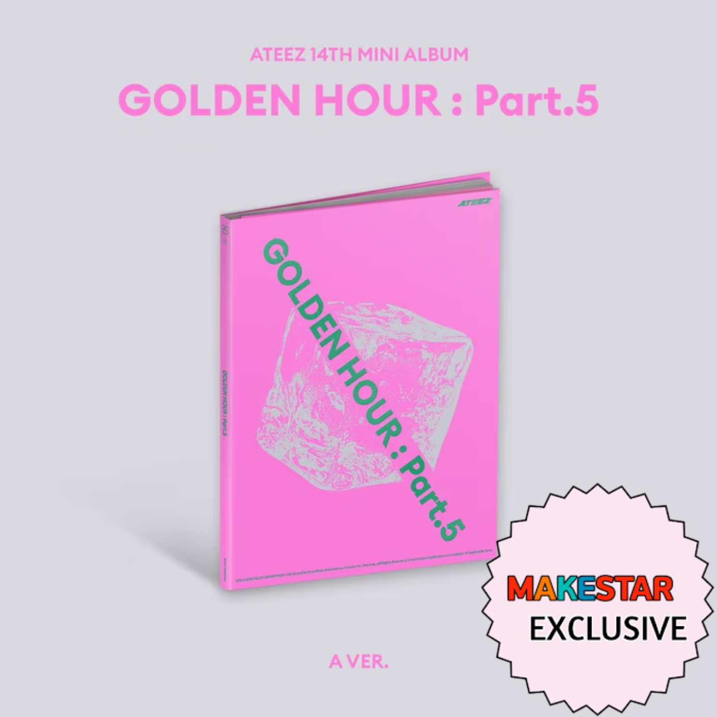 [PRE-ORDER] [MAKESTAR EXCLUSIVE] ATEEZ 14TH MINI ALBUM [GOLDEN HOUR : Part.5/POCA VER.]