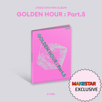 [PRE-ORDER] [MAKESTAR EXCLUSIVE] ATEEZ 14TH MINI ALBUM [GOLDEN HOUR : Part.5/POCA VER.]