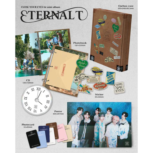 CLOSE YOUR EYES 1ST MINI ALBUM [ETERNALT/PHOTOBOOK VER.]