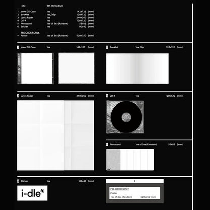 [PRE-ORDER] I-DLE 8TH MINI ALBUM [WE ARE/Jewel VER.]