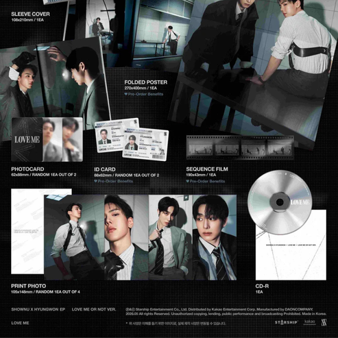 SHOWNU X HYUNGWON [LOVE ME/LOVE ME OR NOT Ver.]