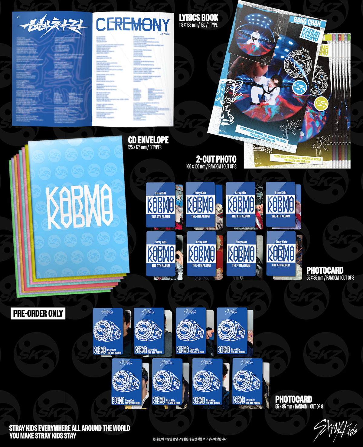 [MAKESTAR EXCLUSIVE] STRAY KIDS 4TH FULL ALBUM [KARMA/ACCORDION VER.] product image