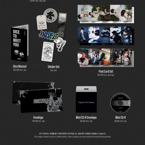 [PRE-ORDER] AND2BLE 1st Mini Album [Sequence 01: Curiosity/Curious VER (Limited Edition)]