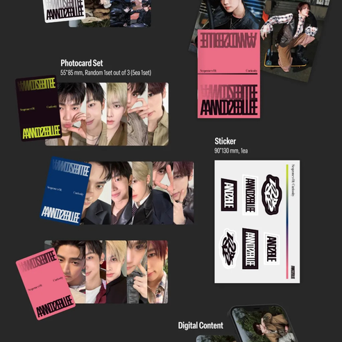AND2BLE 1st Mini Album [Sequence 01: Curiosity/POCA VER]