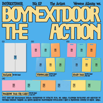 [PRE-ORDER] BOYNEXTDOOR 5TH EP ALBUM [THE ACTION/WEVERSE ALBUMS VER.]
