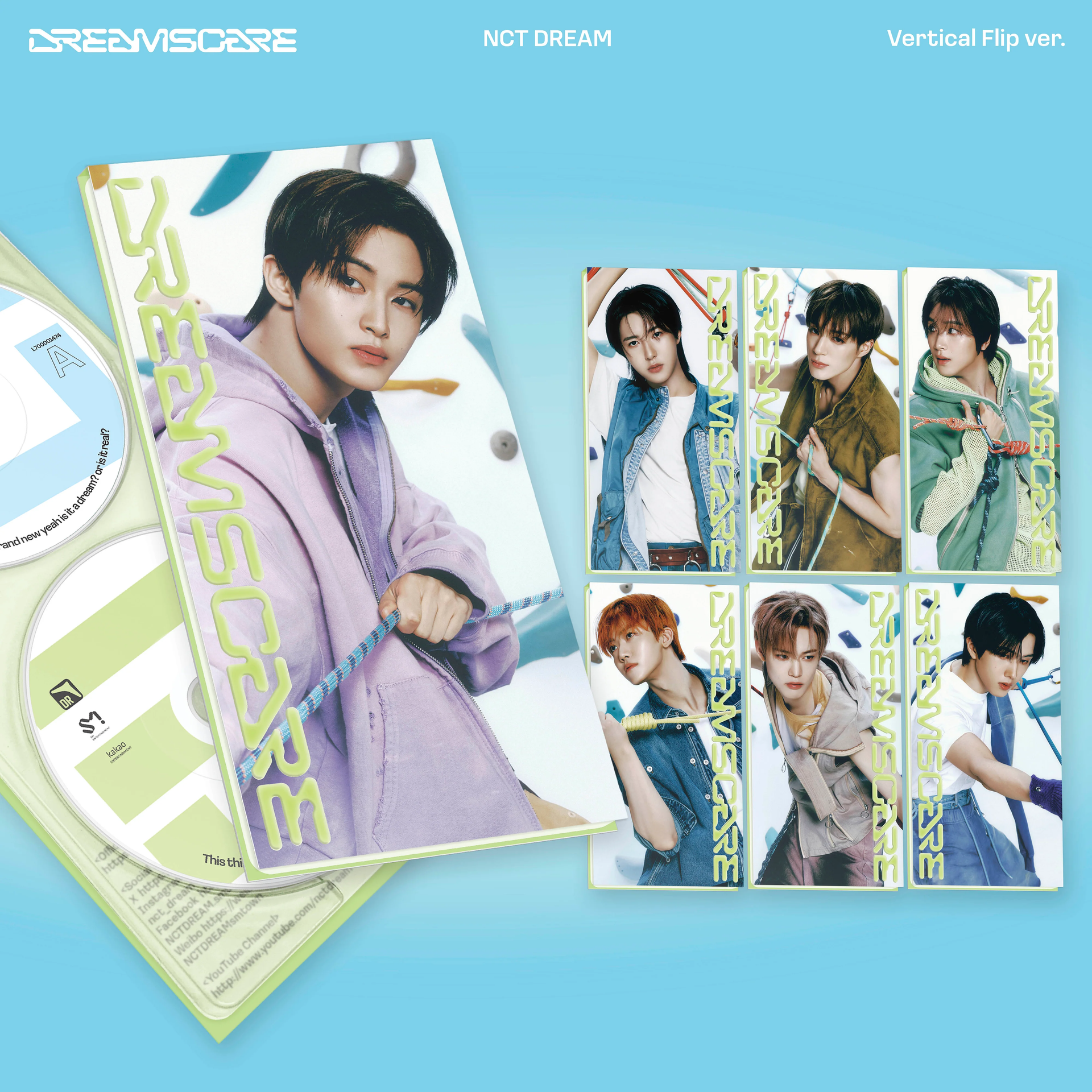 NCT DREAM 4TH FULL ALBUM [DREAMSCAPE/VERTICAL FLIP VER.] – Kawaii