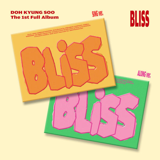 도경수 (D.O.) THE 1ST FULL ALBUM [BLISS]