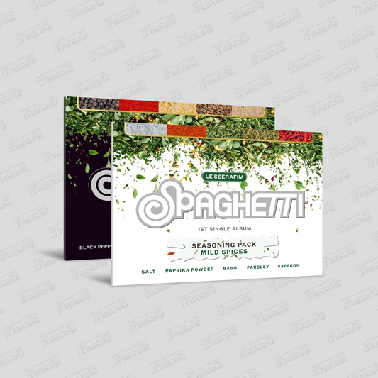 [PRE-ORDER] LE SSERAFIM 1st Single Album [SPAGHETTI/Weverse Albums VER.]