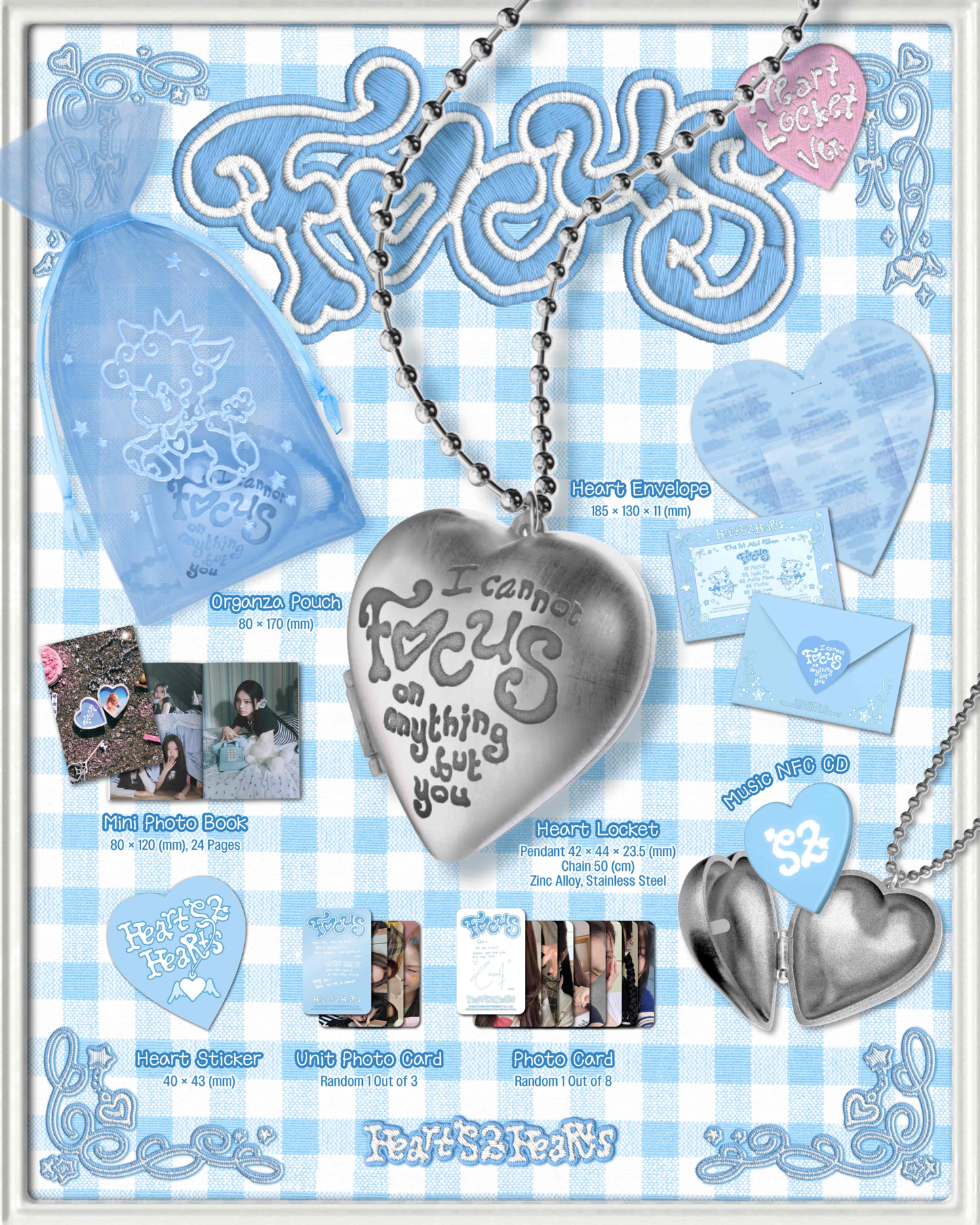 HEARTS2HEARTS 1ST MINI ALBUM [FOCUS/Heart Locket Ver.]