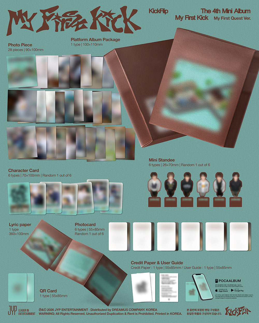 KickFlip The 4th Mini Album [My First Kick] (My First Quest Ver.)