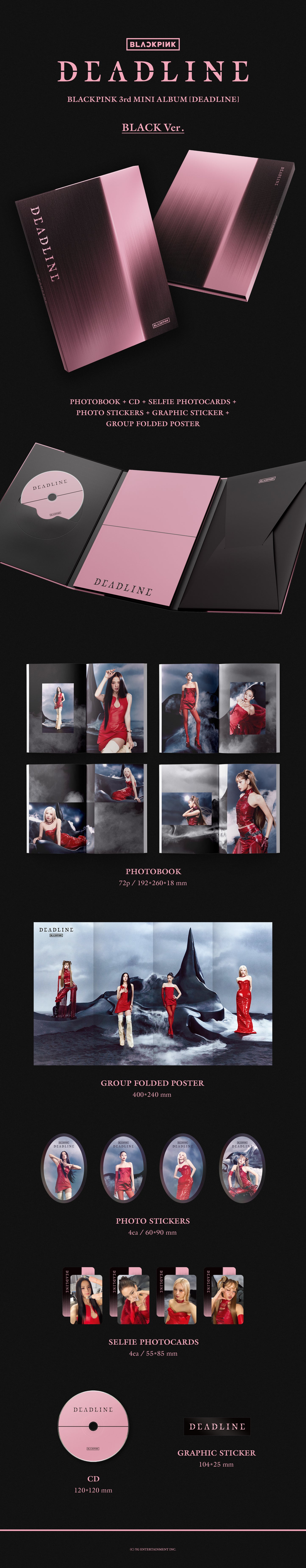 [PRE-ORDER] [MAKESTAR EXCLUSIVE] BLACKPINK 3rd MINI ALBUM [DEADLINE/STANDARD Ver.]