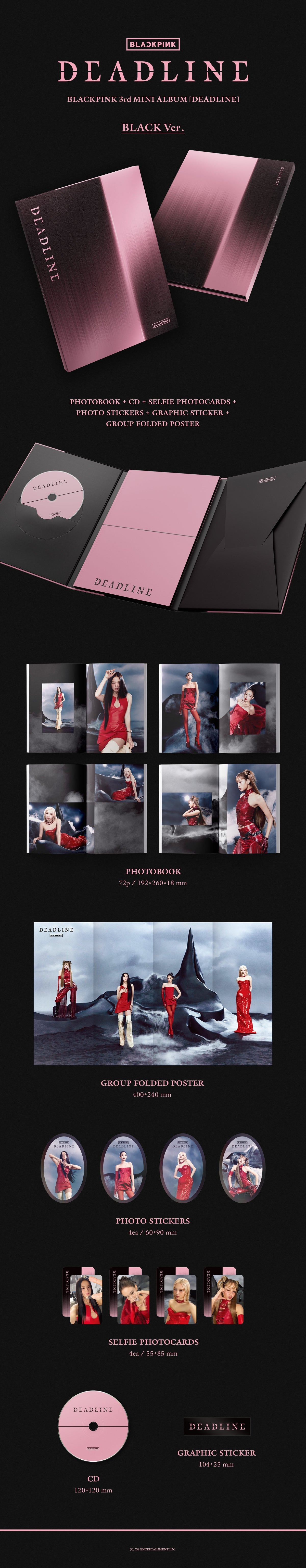 [MAKESTAR EXCLUSIVE] BLACKPINK 3rd MINI ALBUM [DEADLINE/STANDARD Ver.] product image