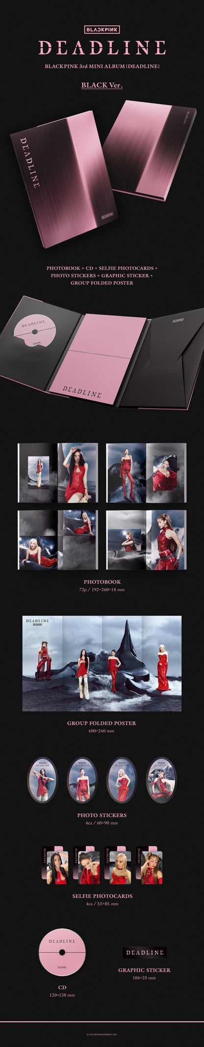 [MAKESTAR EXCLUSIVE] BLACKPINK 3rd MINI ALBUM [DEADLINE/STANDARD Ver.] product image