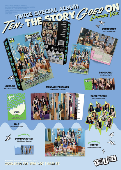 TWICE SPECIAL ALBUM [TEN: The Story Goes On/PARTY EPISODE VER.]