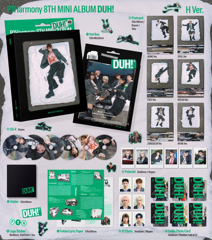 [PRE-ORDER] P1HARMONY 8TH MINI ALBUM [DUH!/H VER]