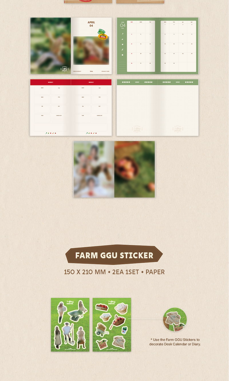 [PRE-ORDER] Idle  - 2026 Season's Greetings [i-dle & Soil Co.]