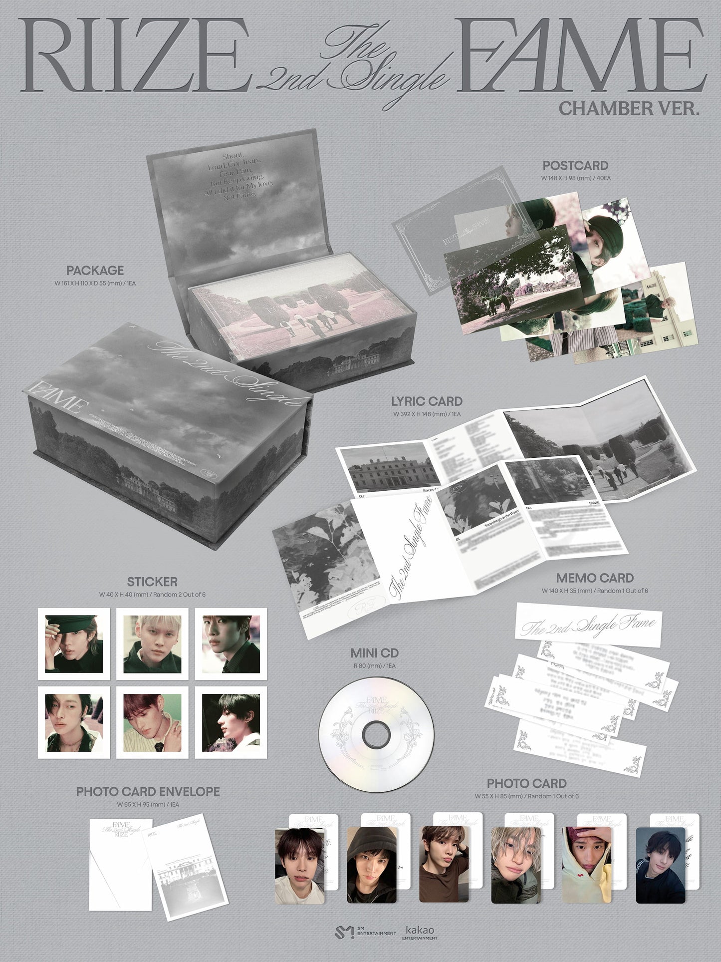 RIIZE 2nd Single Album (Fame/Chamber Ver.)