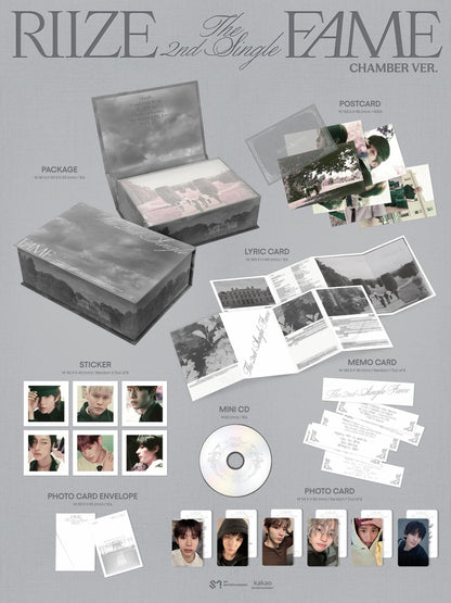 RIIZE 2nd Single Album (Fame/Chamber Ver.)