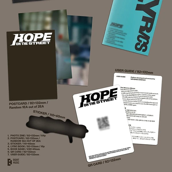 J-HOPE – HOPE ON THE STREET VOL.1 (WEVERSE ALBUMS VER.)