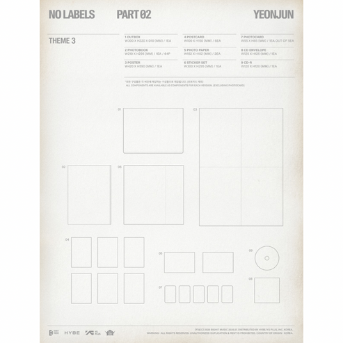 [PRE-ORDER] YEONJUN ALBUM [NO LABELS: PART 02/Standard VER.]