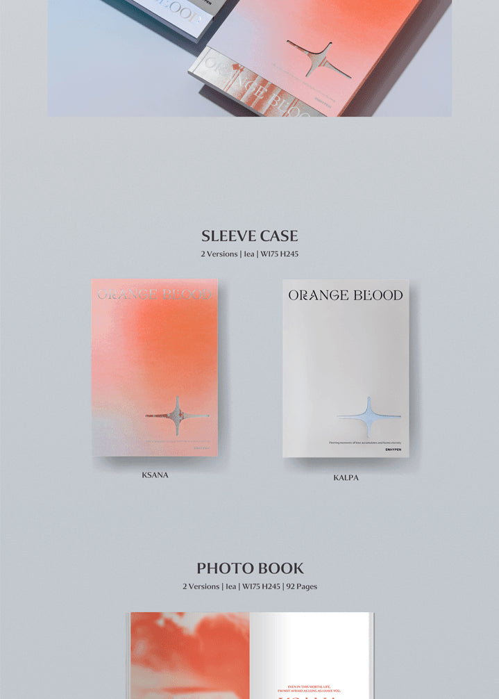 ENHYPEN - [ORANGE BLOOD] 5th Mini Album (KSANA/KALPA VER