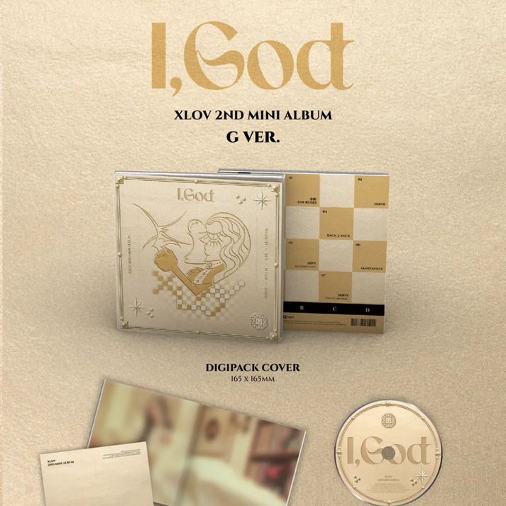 PRE-ORDER] XLOV 2ND MINI ALBUM [I,GOD] – Kawaii Alley