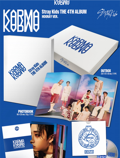 [MAKESTAR EXCLUSIVE] STRAY KIDS 4TH FULL ALBUM [KARMA/STANDARD VER.] product image