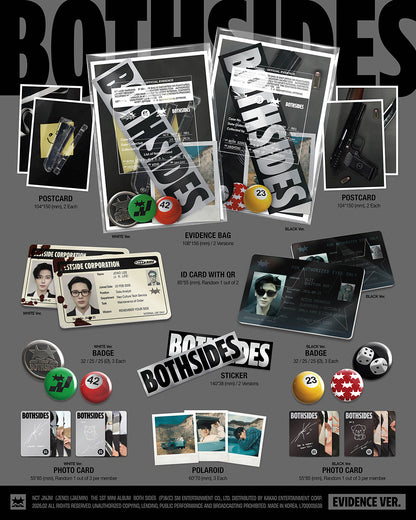 NCT JNJM 1st Mini Album [BOTH SIDES/EVIDENCE VER.][SMART ALBUM.]