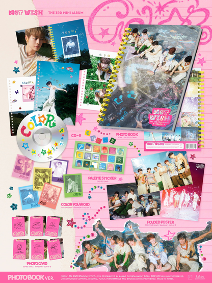 [PRE-ORDER] NCT WISH 3RD MINI ALBUM [COLOR/PHOTOBOOK VER.]