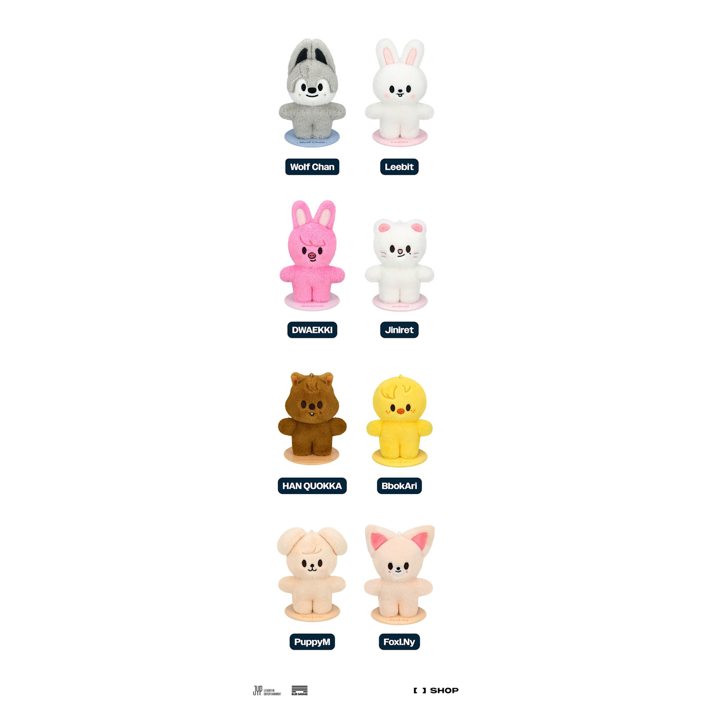 STRAY KIDS [DOMINATE : CELEBRATE POP-UP STORE MD - SKZOO PLUSH STANDING VER.]