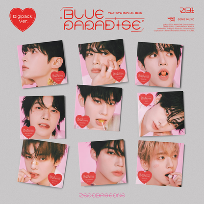 ZEROBASEONE THE 5TH MINI ALBUM [BLUE PARADISE/DIGIPACK VER.]