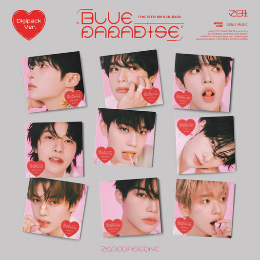 ZEROBASEONE THE 5TH MINI ALBUM [BLUE PARADISE/DIGIPACK VER.]