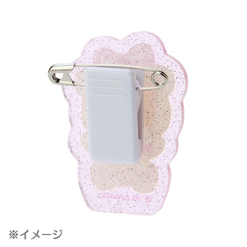 Sanrio Japan Kuromi Plush With Acrylic Clip