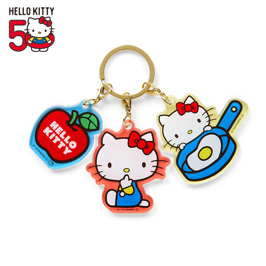 Sanrio Japan Hello kitty 50th Anniversary Keychain