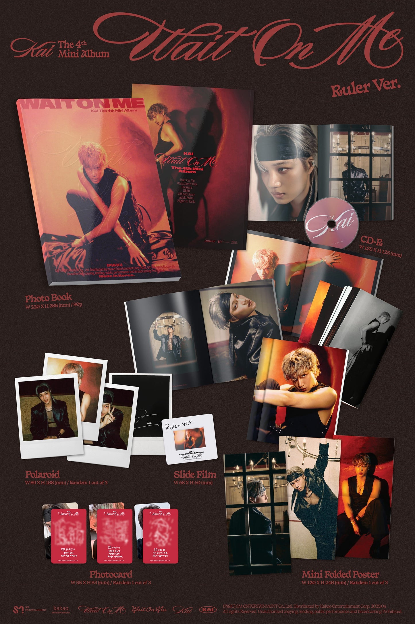 [PRE-ORDER] KAI 4TH MINI ALBUM  [WAIT ON ME/Photobook ver.]