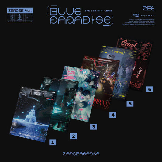 ZEROBASEONE THE 5TH MINI ALBUM [BLUE PARADISE/ZEROSE VER.]