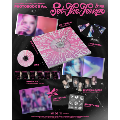 [PRE-ORDER] IZNA 3RD MINI ALBUM [SET THE TEMPO/PHOTOBOOK VER.]