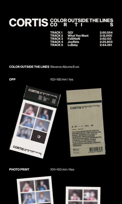 CORTIS THE 1ST EP ALBUM [COLOR OUTSIDE THE LINES/WEVERSE VER.]