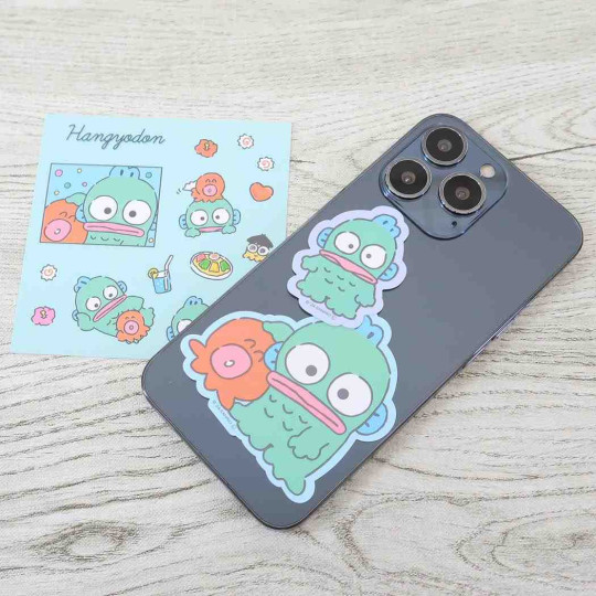 Sanrio Japan Vinyl Sticker Set Hangyodon