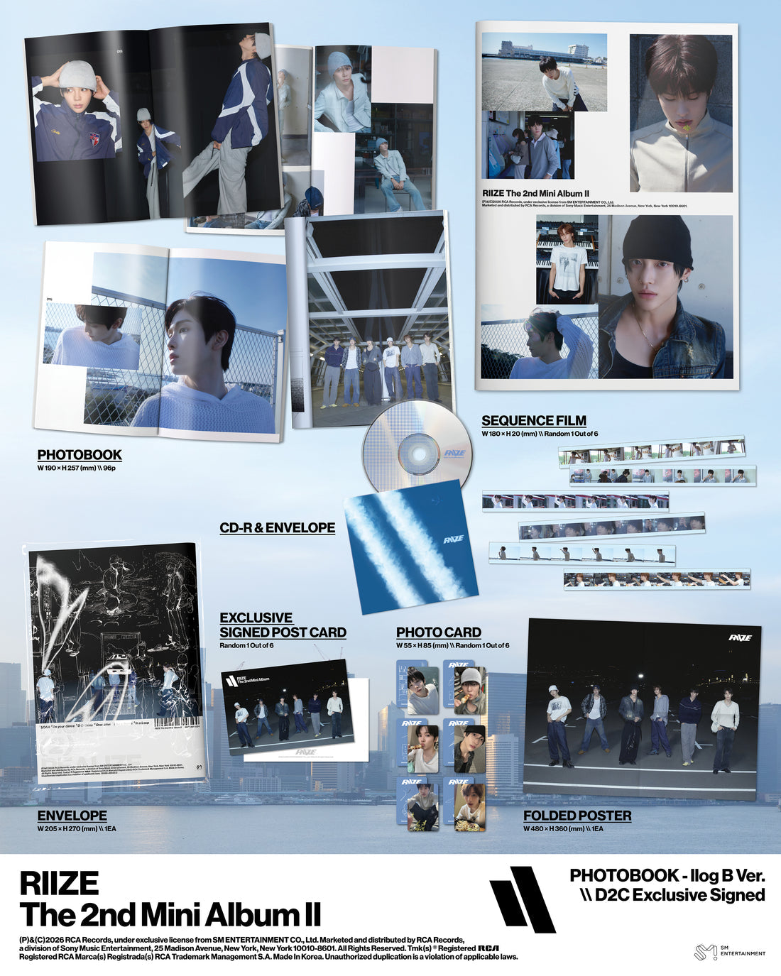 [PRE-ORDER] RIIZE 2nd MINI ALBUM (II/PHOTOBOOK Ver.)