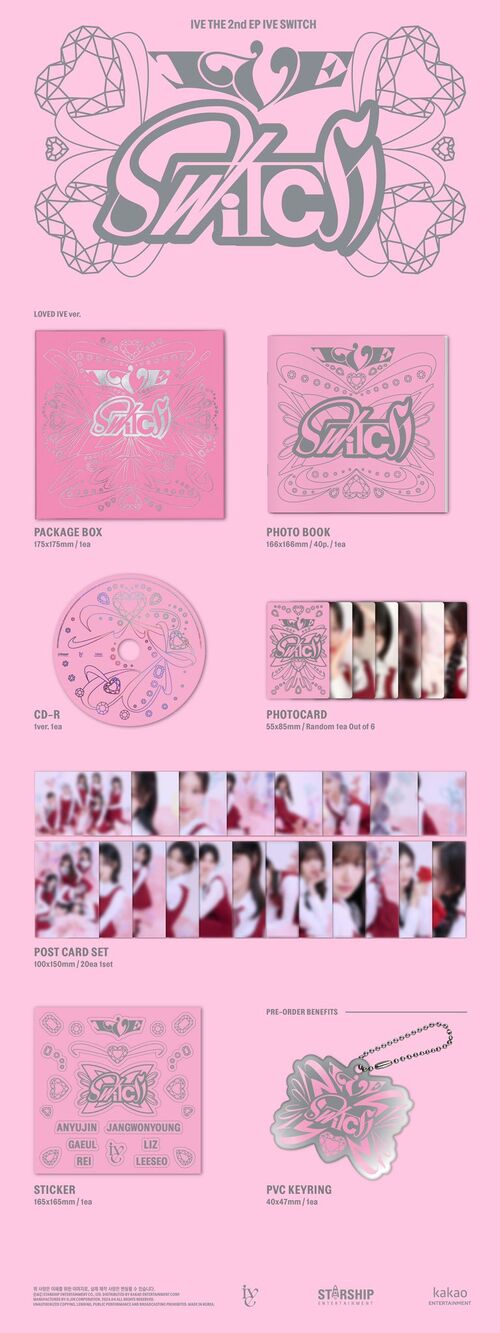 IVE 2nd MINI ALBUM [IVE SWITCH/Standard VER] – Kawaii Alley