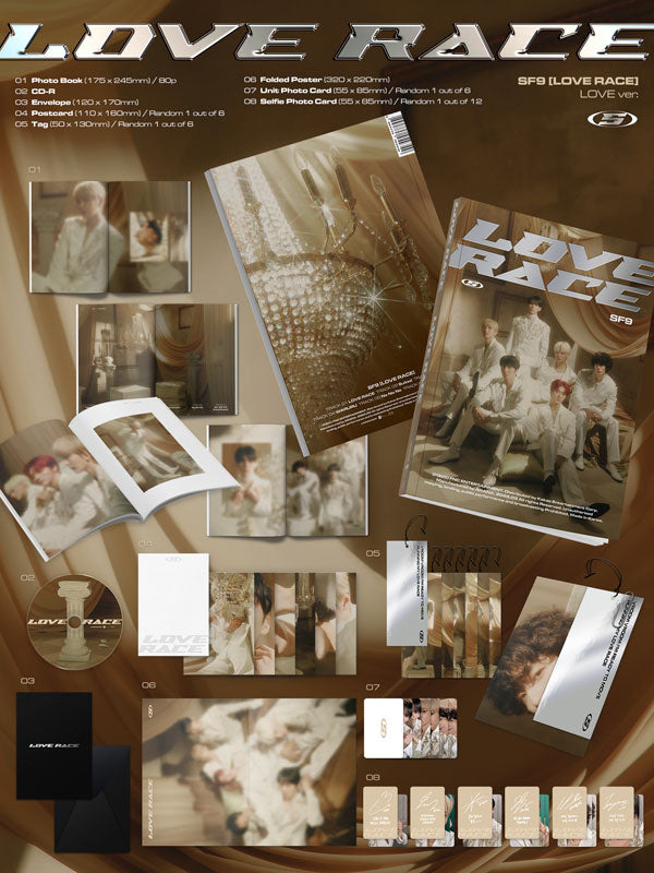 SF9 15TH MINI ALBUM (LOVE RACE/STANDARD VER.)